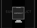 Sumproduct formula in Excel