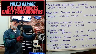 Choosing A Cam For Our 5.0 Early Ford Bronco.