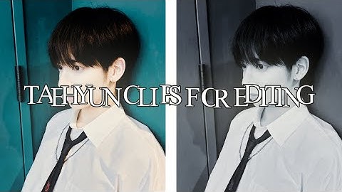 Taehyun cute/soft clips for editing