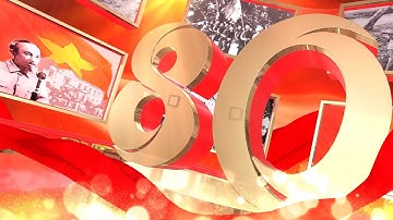 Hình hiệu Kỷ niệm 80 năm Cách mạng Tháng Tám và Quốc khánh 2/9