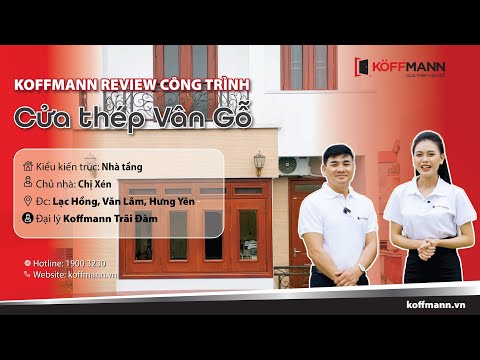 [Koffmann] Cửa thép vẫn gỗ tối ưu hóa ánh sáng cho công trình