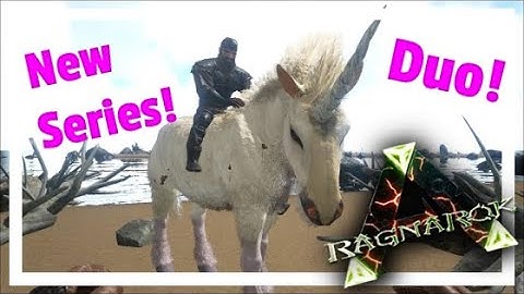 DAY ONE UNICORN?!? | Ark: Ragnarok #1 (Duo Survival)
