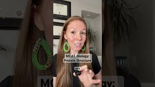 Understanding protein structure helps you predict function and MCAT questions #mcat #premed #biology