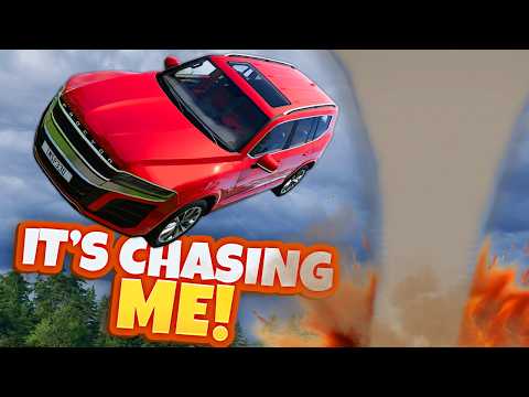 Every Tornado Is Chasing Me… (BeamNG Drive Mods)