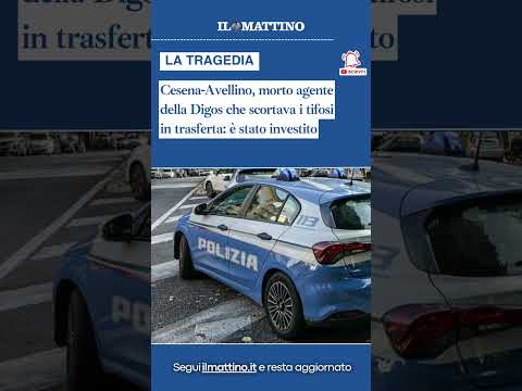 Video Cesena-Avellino, morto agente della Digos che scortava i tifosi in trasferta: è stato investito