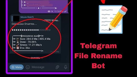 Best Powerful Telegram File Rename Bot | Bot Using Tutorial By @Mr-MKN-YT