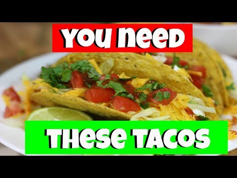 How to Make American Style Tacos! / Crunchy Tacos / Hard Shell Tacos / Ground Turkey Tacos