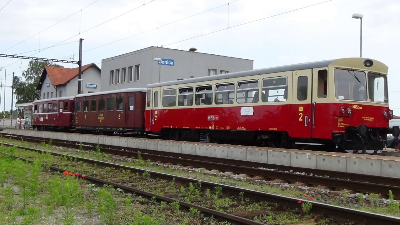 Historický vlak - 120. výročie trate Trnava - Kúty Senica (SK) 9.6. 2018