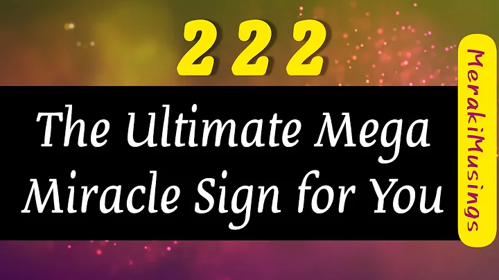 222 🤗 Ultimate Mega Miracle Sign for You 💝
