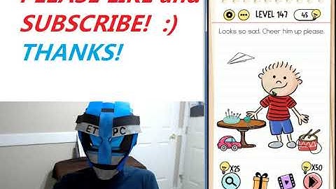 BRAIN TEST LEVEL 147 WALKTHROUGH WITH ANSWERS