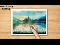 Sunset Scenery Painting | Easy Acrylic Landscape For Beginners 🌅🎨