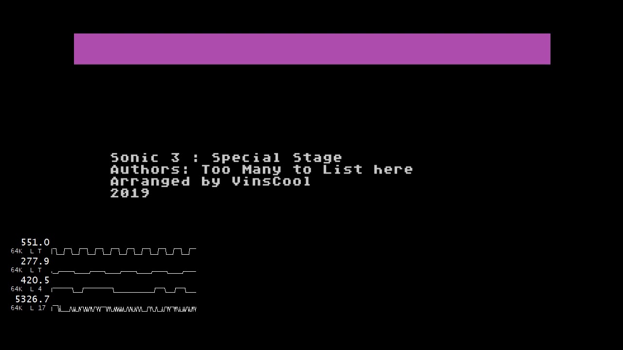 Sonic the Hedgehog 3 - Special Stage (Atari PoKEY Cover)