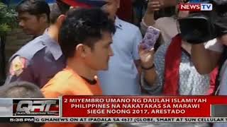 QRT: 2 miyembro umano ng Daulah Islamiyah Philippines na nakatakas sa Marawi siege noong 2017...