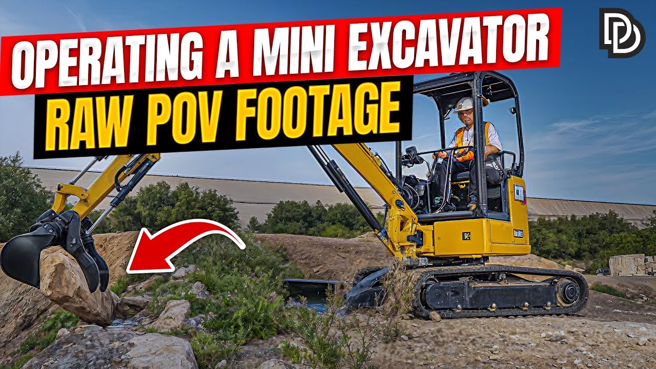 Mini Excavator Dunn Company Pier Drilling