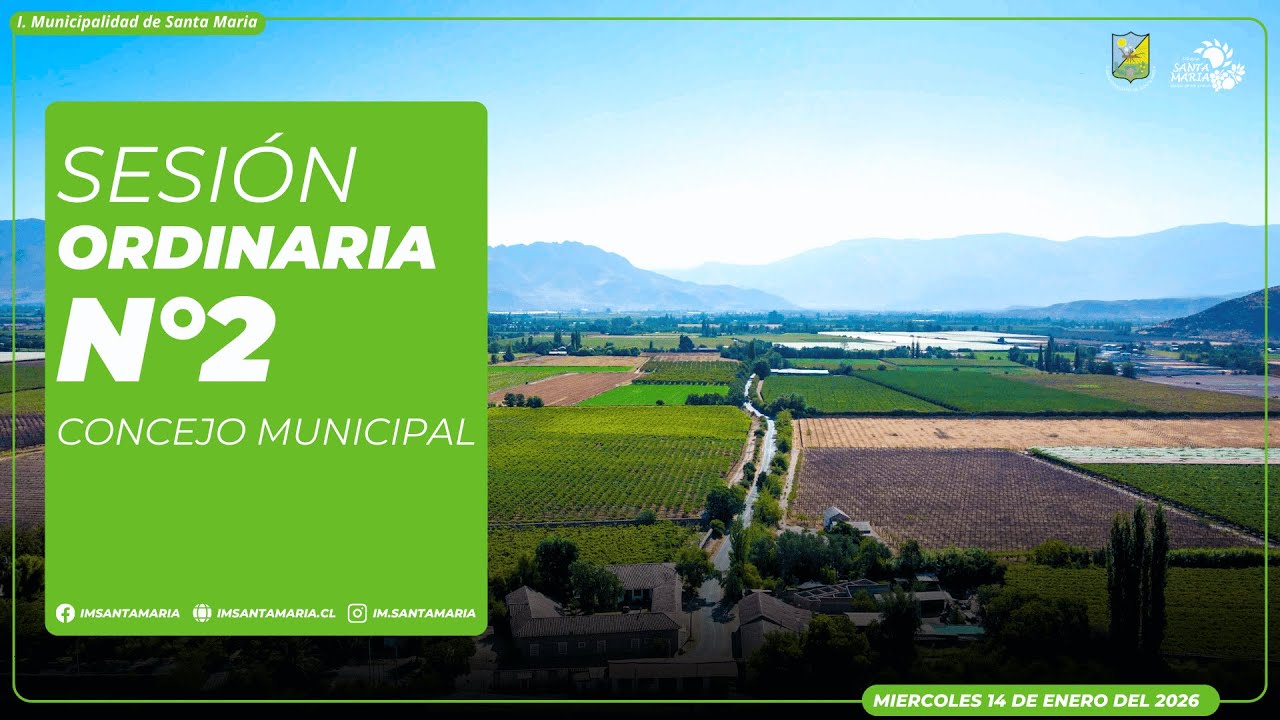 Sesión Concejo N°2 del 14 de Enero de 2026