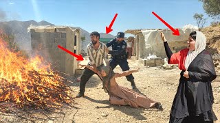 Will Saman succeed in kicking his pregnant first wife out of the house in the presence of the police