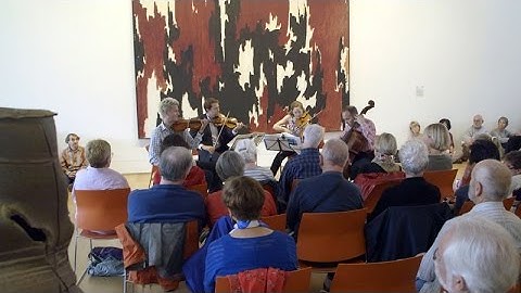 The St. Lawrence String Quartet performs at The Anderson Collection at Stanford University