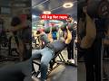 Inclined Dumbbell Press after heavy chest workout | 45 kg*7 with support