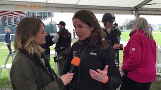 Alice Fox-Pitt Interview Post Dressage at Badminton Horse Trials