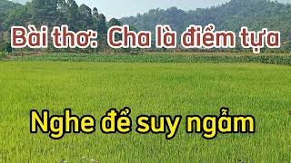 Bài thơ: Cha là điểm tựa