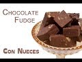 Fudge de Chocolate con Nueces