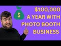 How to make over $100,000 a year with an iPad Photo Booth Business