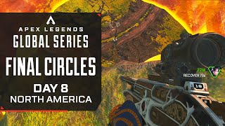 All Final Circles | NA ALGS | Day 8 ft. TSM, 100Thieves, Esports Arena and G2 Esports | Apex Legends