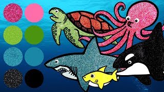 Happy Birthday Sea Turtle Sea Animal Friends Gets Invited To Birthday Party