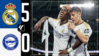 : Real Madrid 5-0 Alav'es | HIGHLIGHTS | LaLiga 2023/24