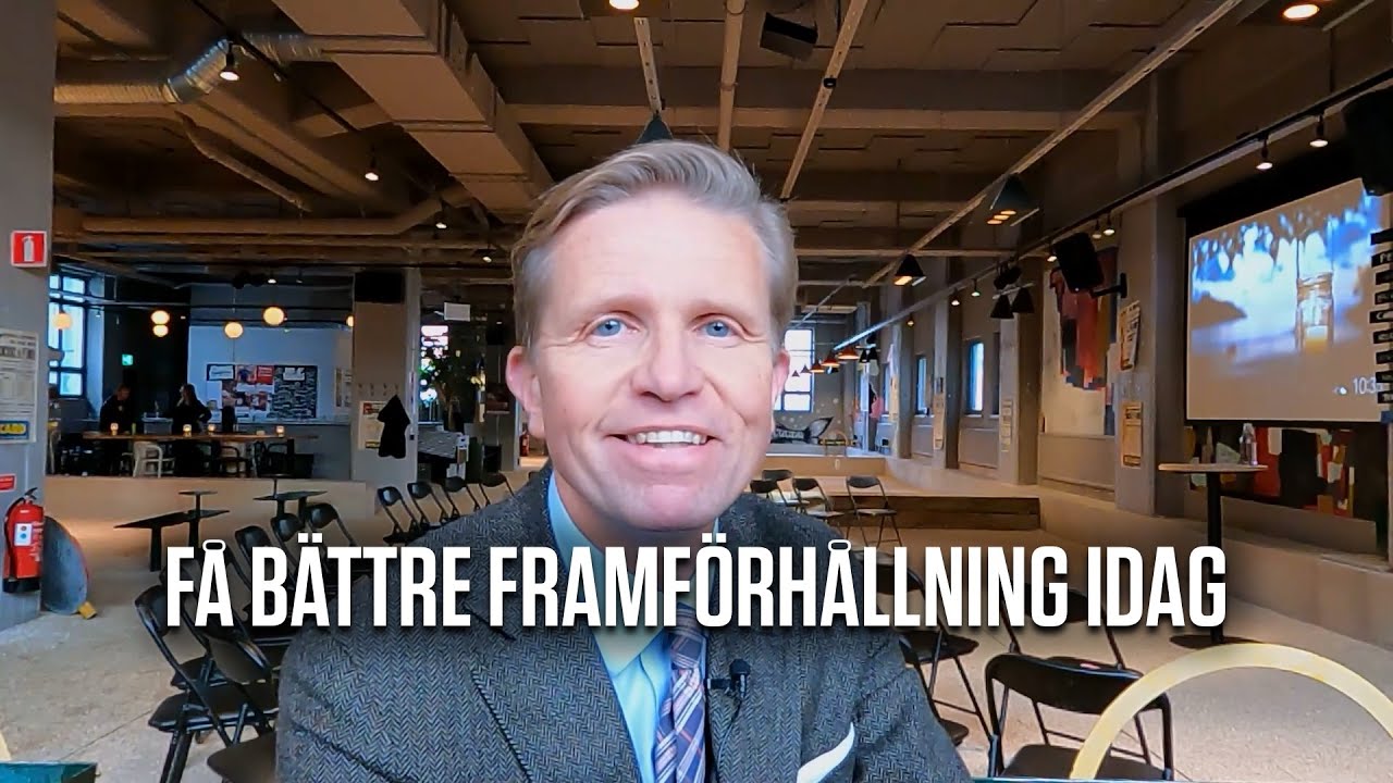 Så får du bättre framförhållning idag