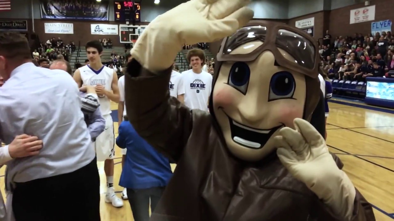 dixie vs snow canyon february 3 2017 senior night youtube dixie flyers