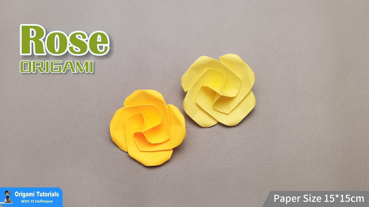 A paper rose