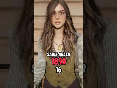 How old is Sadie Adler Red Dead Redemption 2 #gaming #fyp #shorts #sadieadler