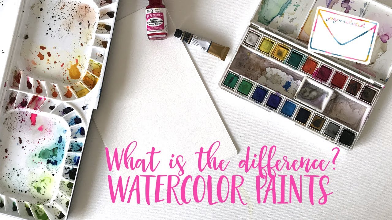So many different types of watercolor paints. Which one to choose