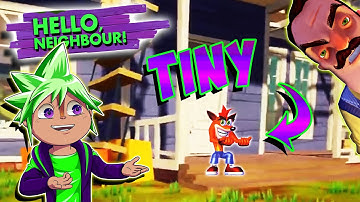 CHIPMUNK vs TINY CRASH BANDICOOT | Hello Neighbor Mod