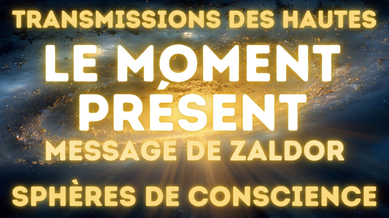 LE MOMENT PRÉSENT | Zaldor l Message canalisé I Conscience 5D+ I Nouvelle Terre