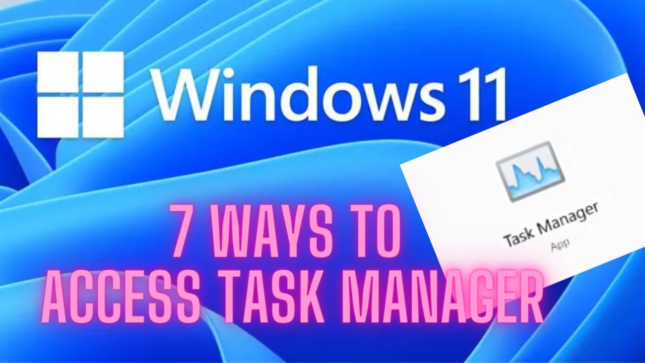 7 Ways to Open Task Manager in WINDOWS 11 - YouTube