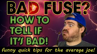 What Does a Blown Fuse Look Like - Troubleshooting - Bad Fuse vs Good Fuse