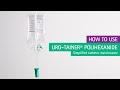Catheter maintenance with urotainer polihexanide  how to use