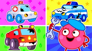 Yes! Let's Repair Fire Truck!  Rescue Team || Best Kids Cartoon by Pit & Penny Stories