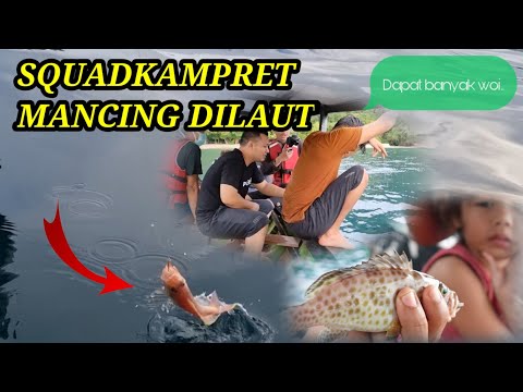 FISHING AT SEA WHILE JOKING AROUND.. CAUGHT SO MANY FISH LOL #SquadKampret