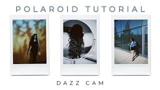 How To Make Polaroid Pictures (Polaroid Photo Editing App) | Dazz Cam screenshot 2