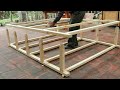 Easily Make Giant Storage Racks From Wood // Woodworking Guide Step By Step - Woodworking Crafts