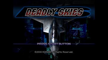 Deadly Skies - Sega Dreamcast - Intro & Title Screen