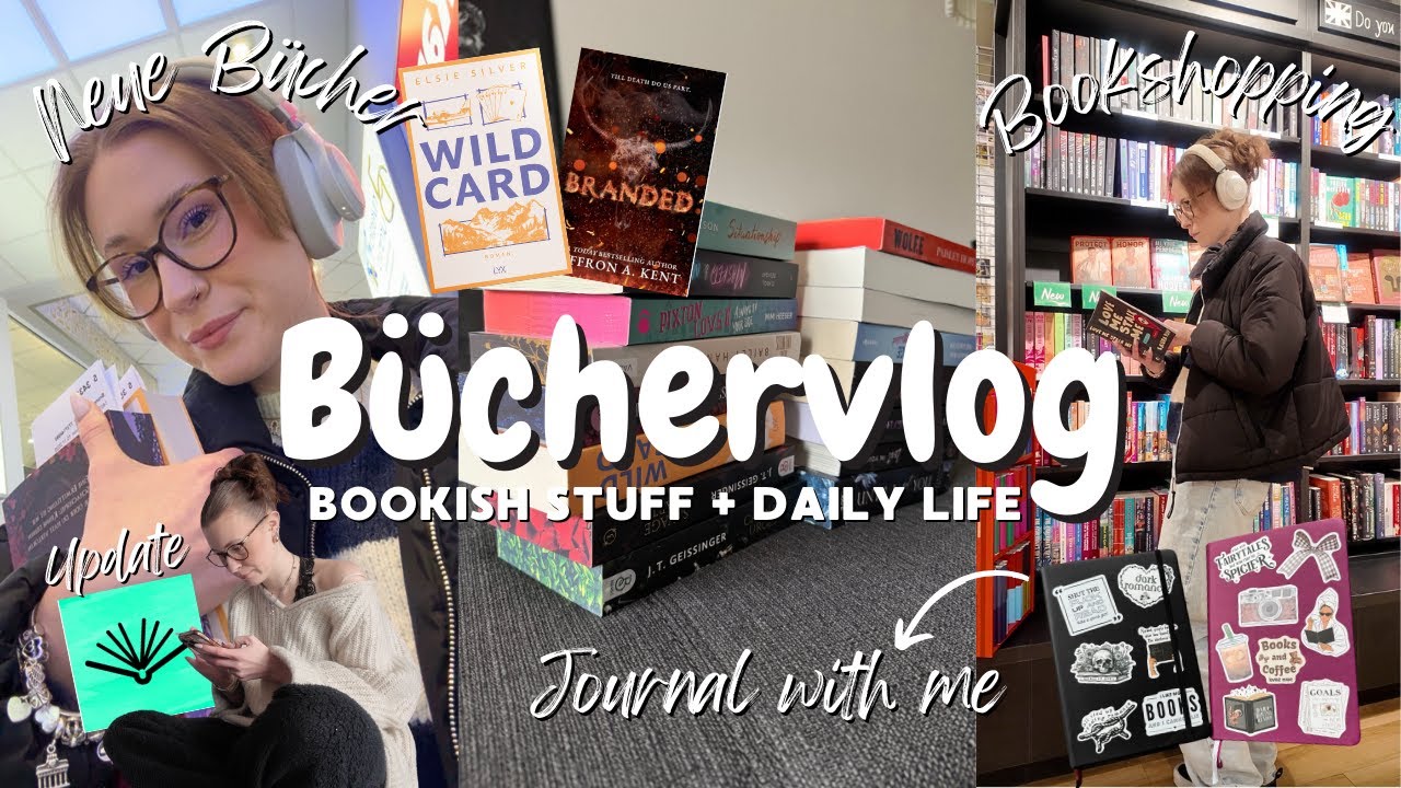 Büchervlog 🎀 | Bookjournal Update, neue Bücher, Bookshopping, Videodreh, …