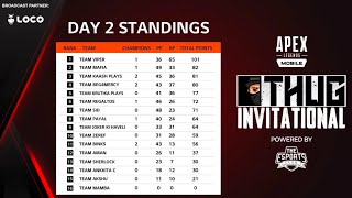 Thug Invitational Day 2 Winners! Apex Legends Mobile Team @SOULVipeR18