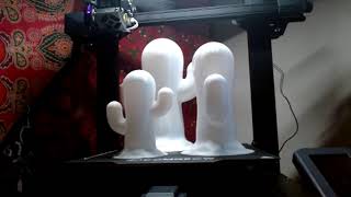 Cactus Ghost Halloween 3D Print