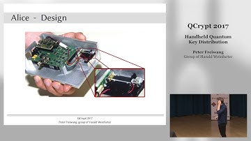 QCrypt2017 Tu23 Handheld Quantum Key Distribution