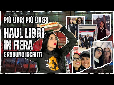 PIÙ LIBRI PIÙ LIBERI 📚 Bottino dei Libri mentre vi porto con me in fiera