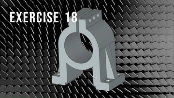 Siemens NX tutorial exercise 18 "Create a 3D model from 2D drawing (Beginner)" #cad #3dmodeling